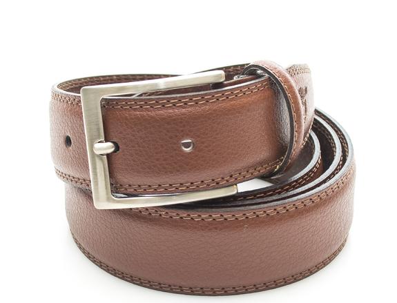 TIMBERLAND Ceinture CLASSIC, en cuir grainé COGNAC - Ceintures