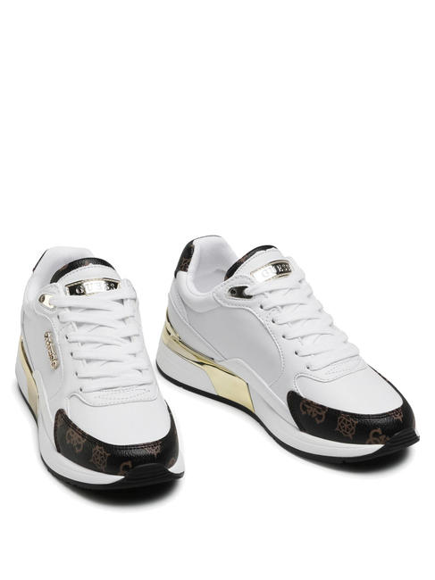 GUESS MOXEA SANDALE whi / br - Chaussures Femme