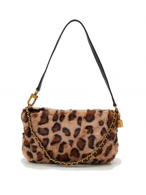 GUESS KATEY LUXE Sac d'épaule léopard - Sacs pour Femme