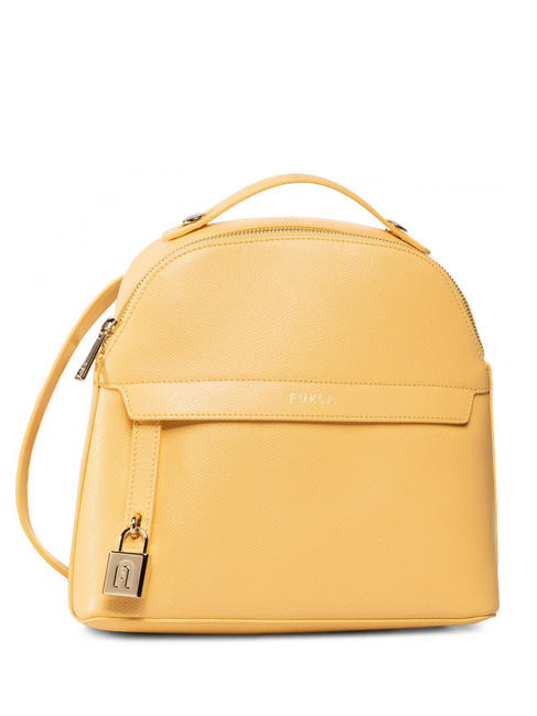 FURLA PIPER Mini sac à dos en cuir soleil - Sacs pour Femme