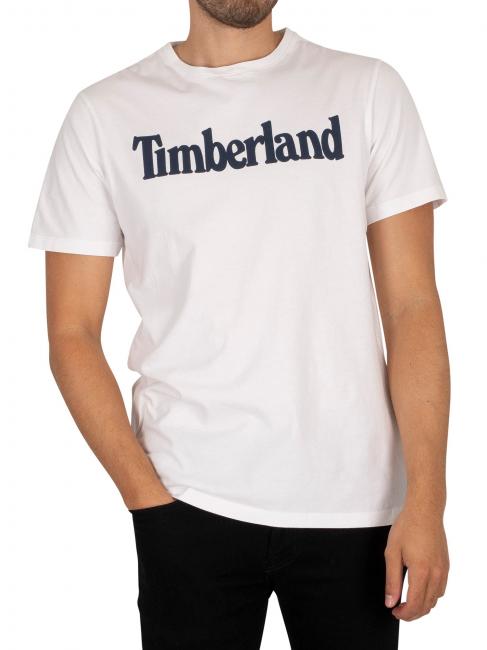 TIMBERLAND KENNEBEC LINEAR T-shirt en cotton blanc - T-shirt