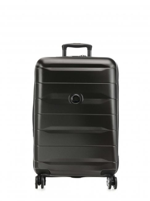 DELSEY COMETE + Grand chariot Noir - Valises Rigides