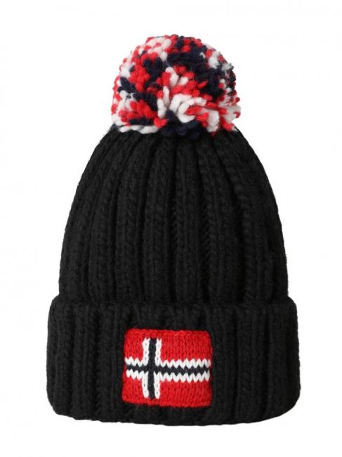 NAPAPIJRI KIDS SEMIURY 5 Bonnet pompon noir 041 - Chapeau de bébé