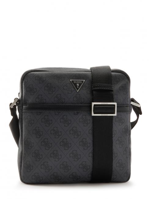 GUESS VEZZOLA Smart Sac d'épaule NOIR - Sacs en Bandoulières pour Homme