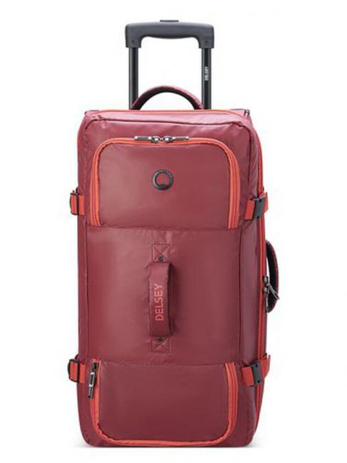 DELSEY RASPAIL Sac à roulettes grande taille ROUGE - Valises Semi-rigides