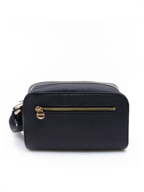 BORBONESE BORBONAIS Mini sac à bandoulière, en tissu noir foncé - Sacs pour Femme