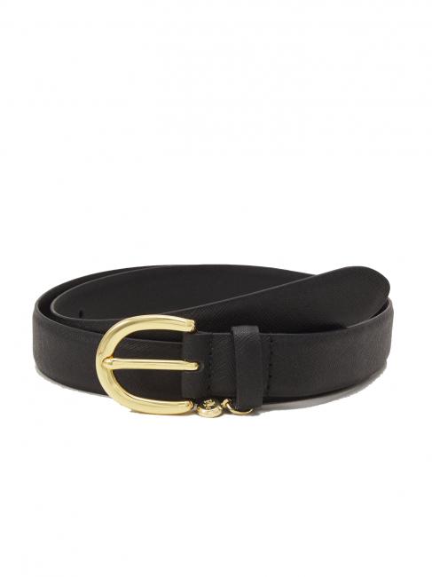 RALPH LAUREN CHARM CLASSIC Ceinture en cuir noir4 - Ceintures