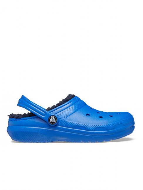 CROCS CLASSIC LINED CLOG TODDLER Sabot rembourré boulon bleu - Chaussures de bébé