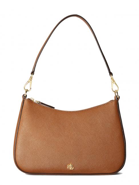 RALPH LAUREN DANNI Sac à bandoulière, avec bandoulière, en cuir lauren tan7 - Sacs pour Femme