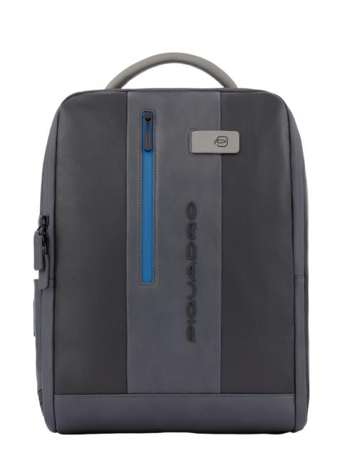 PIQUADRO Sac à dos URBAN, port PC 15,6 ", avec système antivol gris noir - Sacs à dos pour ordinateur portable