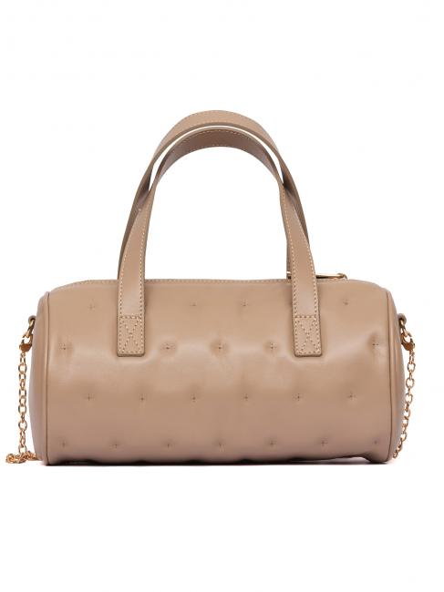 ANNA VIRGILI CYLINDER INDIA Sac cartable en cuir le sable - Sacs pour Femme