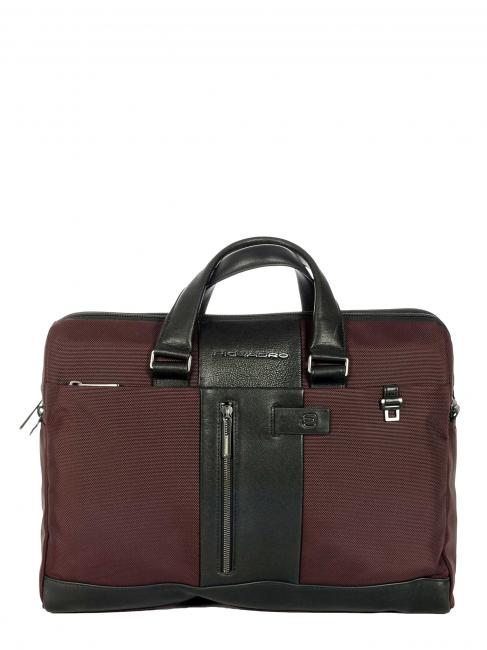 PIQUADRO BRIEF 2 Mallette PC 15.6" marron noir - Porte Documents Travail