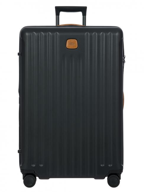 BRIC’S CAPRI Grand chariot avec port USB Noir - Valises Rigides