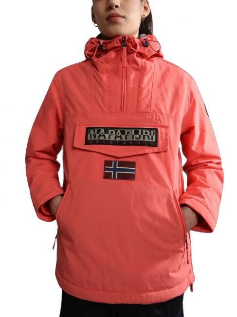 NAPAPIJRI RAINFOREST WINTER Veste coupe-vent avec capuche framboise rose - Vestes pour femmes