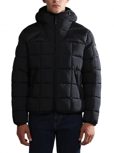 NAPAPIJRI ARIEL 1 Veste matelassée à capuche noir 041 - Doudounes homme