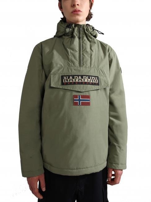 NAPAPIJRI RAINFOREST WINTER 3 Veste imperméable avec capuche lichen vert - Vestes pour hommes