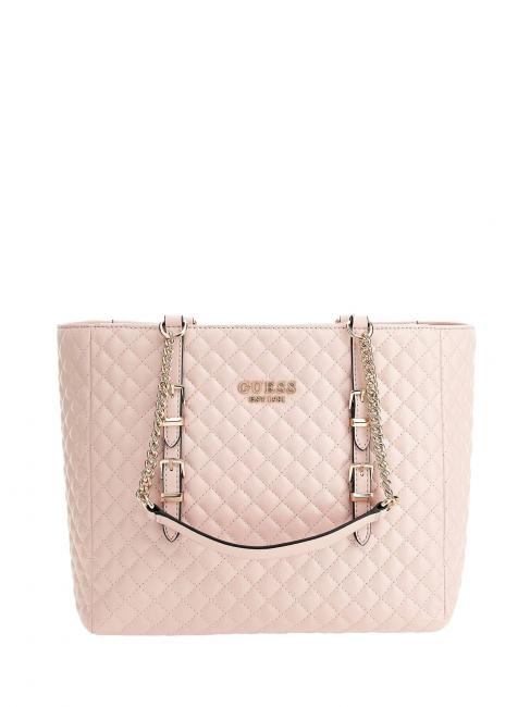 GUESS ADAM Sac fourre-tout à bandoulière roses pâles - Sacs pour Femme