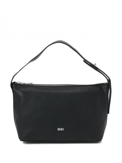 DKNY TANIA Sac d'épaule Noir argent - Sacs pour Femme