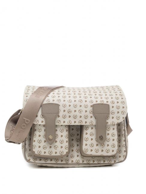 POLLINI Tapiro Sac porté épaule Ivoire - Sacs pour Femme