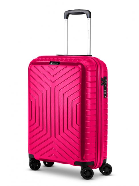 R RONCATO HEXA Chariot à bagages à main fuchsia - Valises cabine