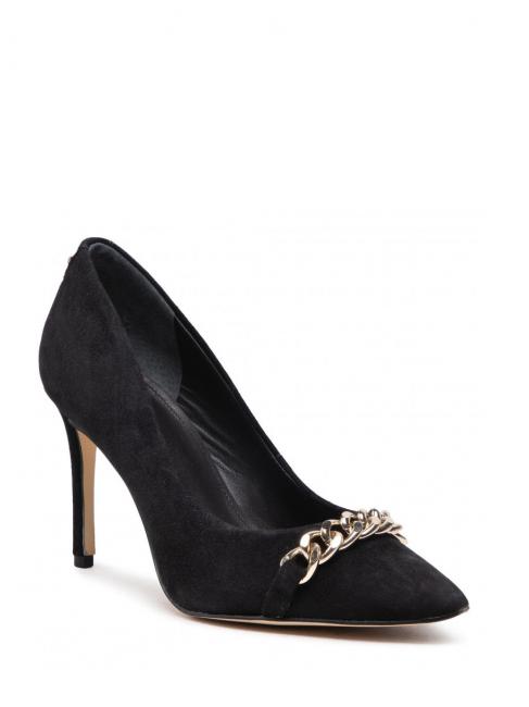 GUESS PINTA Décolleté haut en cuir NOIR - Chaussures Femme