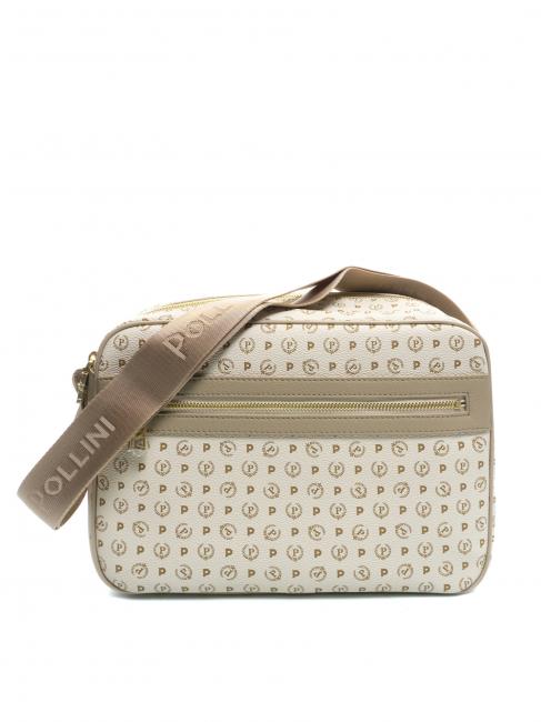 POLLINI Tapiro Sac porté épaule Ivoire - Sacs pour Femme