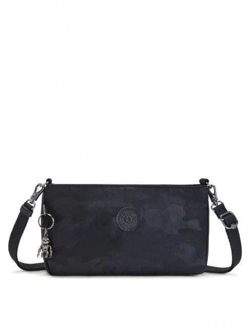 KIPLING MASHA Petit sac à bandoulière camouflage noir en relief - Sacs pour Femme