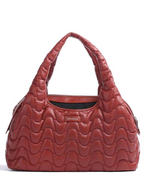 COCCINELLE BIANCA Sac à bandoulière en cuir nappa Érable - Sacs pour Femme