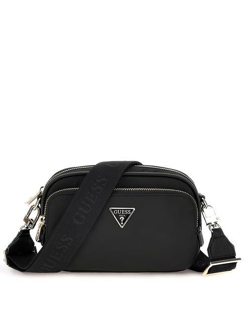 GUESS ECO GEMMA Mini sac photo à bandoulière NOIR - Sacs pour Femme