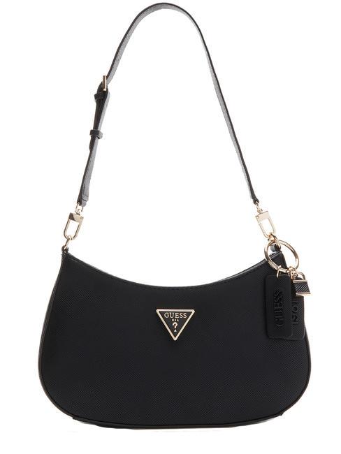 GUESS NOELLE Sac à bandoulière zippé sur le dessus NOIR - Sacs pour Femme