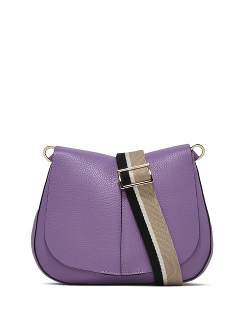 GIANNI CHIARINI HELENA ROUND Sac en cuir à double épaule glycine - Sacs pour Femme