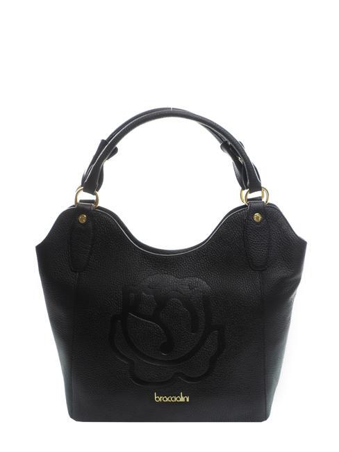 BRACCIALINI SCARLET Petit sac à main en cuir Noir - Sacs pour Femme