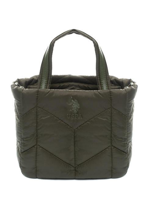 U.S. POLO ASSN. CAPE GIRADEAU Cabas matelassé armée verte - Sacs pour Femme