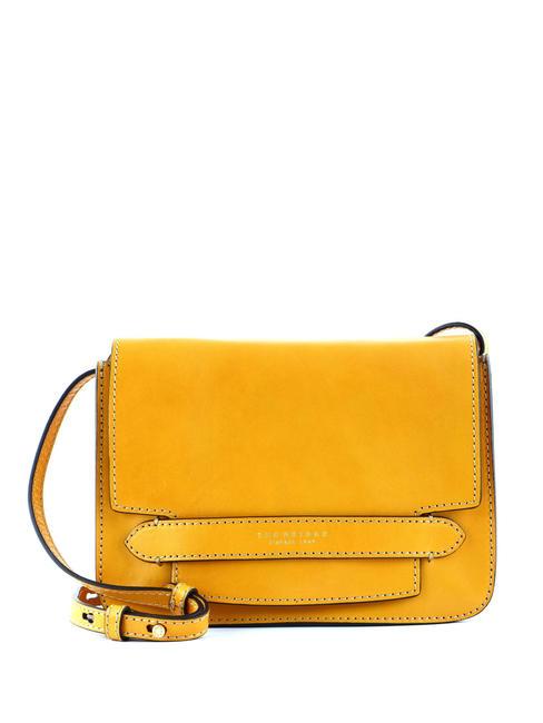 THE BRIDGE LUCREZIA Mini sac porté épaule maïs jaune abb. or - Sacs pour Femme