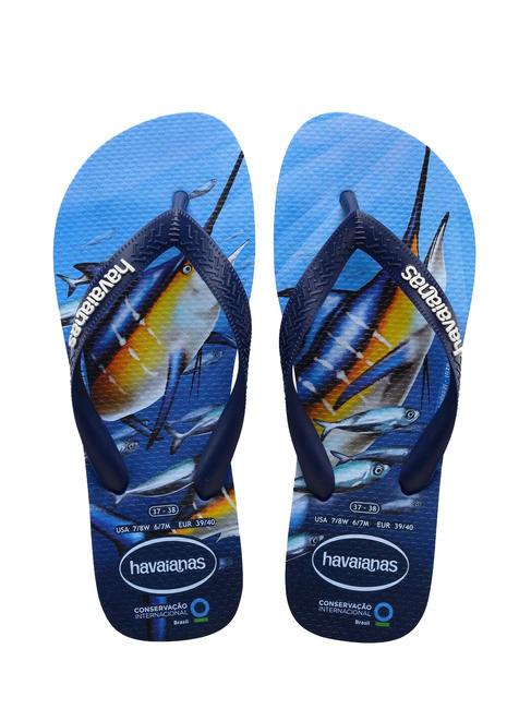 HAVAIANAS CONSERVATION INTERNATIONAL Tongs étoile bleue - Chaussures unisexe