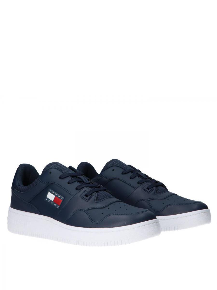 Tommy Hilfiger Retro Basket Baskets Homme Bleu Achetez Prix