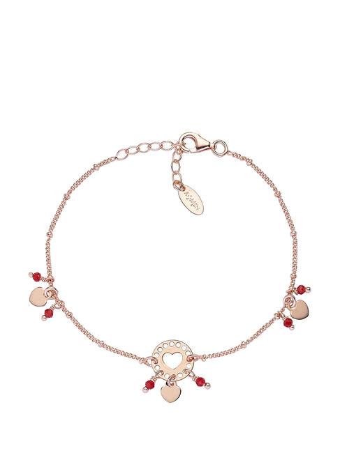 AMEN ACCHIAPPAMORE Bracelet en cristal rouge Rose - Bracelets