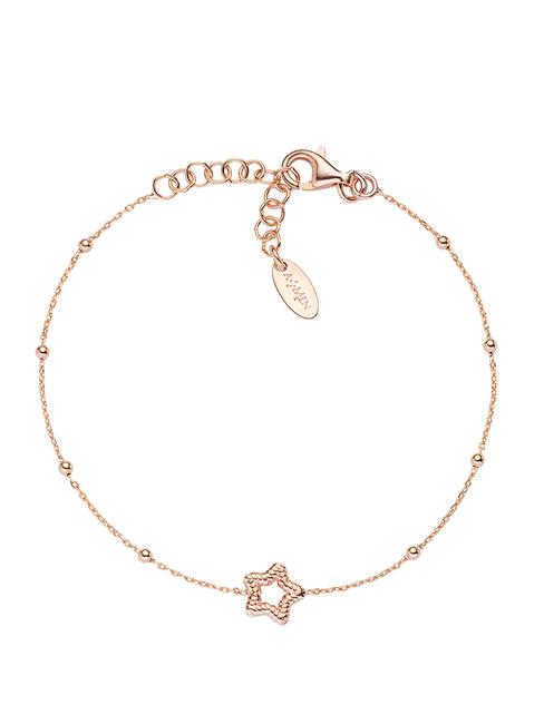 AMEN COCCOLE Bracelet fin étoile or rose Rose - Bracelets