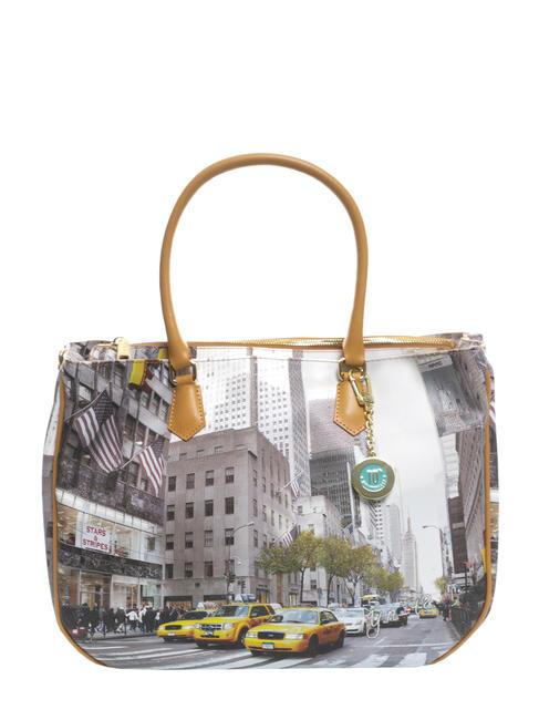 YNOT YESBAG Sac fourre-tout spacieux style de rue new-yorkais - Sacs pour Femme