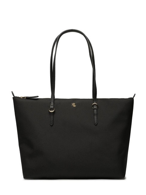 RALPH LAUREN KEATON Sac shopping moyen noir2 - Sacs pour Femme