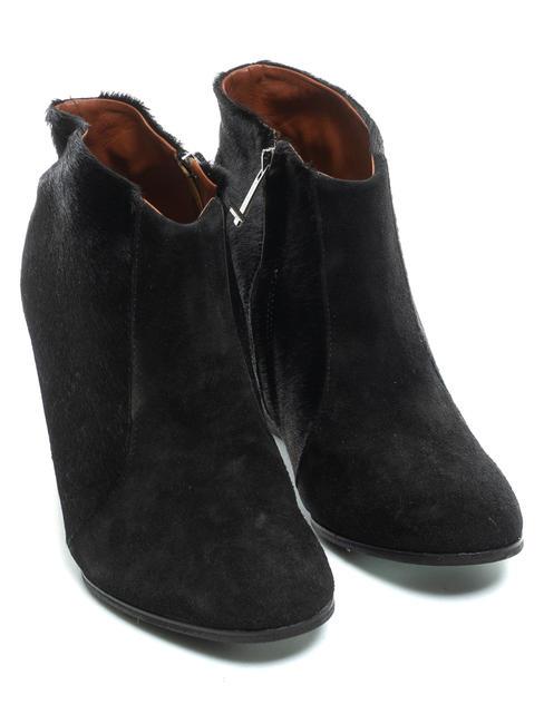 COCCINELLE SUEDE Bottines en cuir Noir - Chaussures Femme