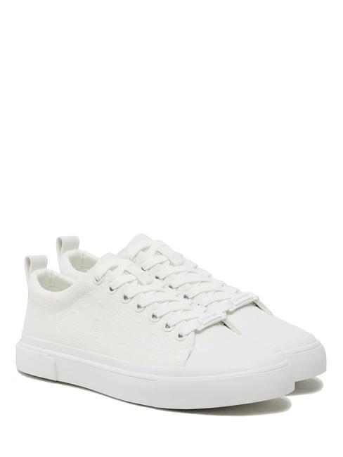 CALVIN KLEIN CK JEANS VULC baskets Mono jq monochrome blanc - Chaussures Femme