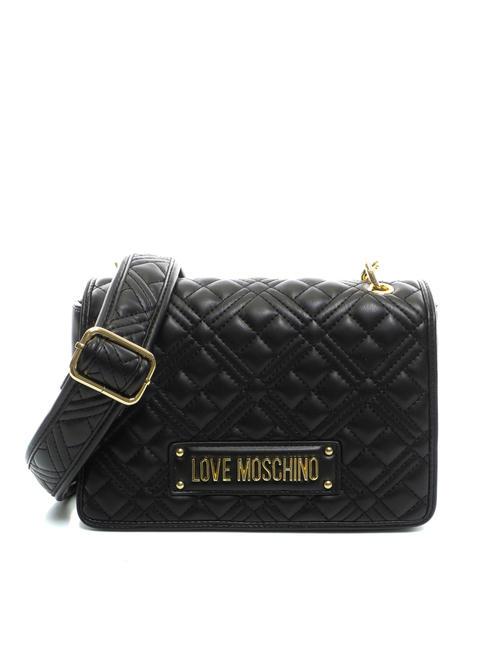 LOVE MOSCHINO QUILTED Sac bandoulière matelassé Noir - Sacs pour Femme