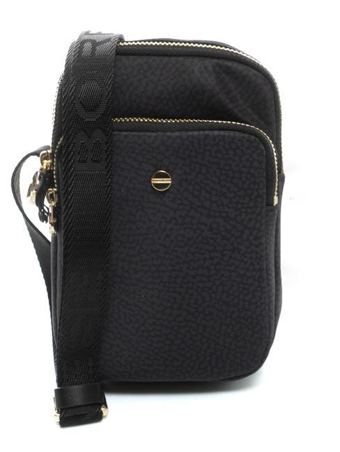 BORBONESE CLASSICA Micro-sac porte-smartphone noir foncé - Sacs pour Femme