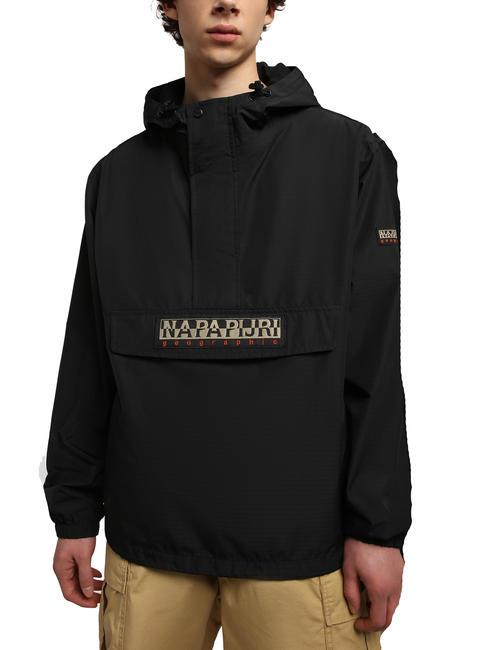 NAPAPIJRI FREESTRIDER ANORAK Coupe-vent avec capuche noir 041 - Vestes pour hommes