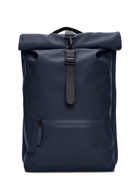 RAINS ROLLTOP RUCKSACK Grand sac à dos étanche marine - Sacs à dos