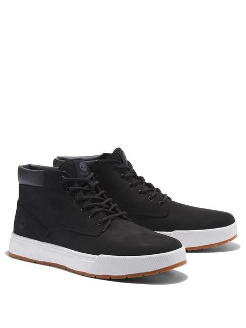 TIMBERLAND CHUKKA MAPLE GROVE Basket cheville en nubuck Jetblack - Chaussures Homme