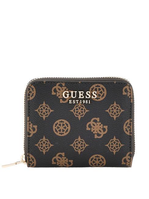 GUESS LAUREL Logo Mini portefeuille zippé vikky grand sac fourre-tout roo mochalog - Portefeuilles Femme