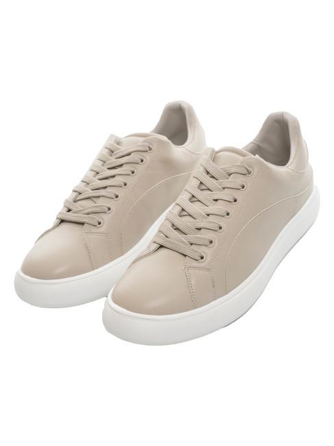 TRUSSARDI yrias sneaker  beige/blanc - Chaussures Homme