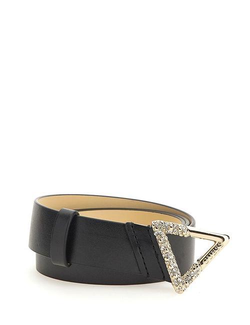 GUESS STEPHI Ceinture réglable avec strass NOIR - Ceintures